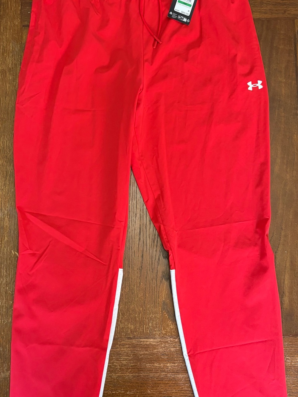 Under Armour Womens Rival Stretch Woven Athletic Track Pants size L NWT